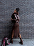 CHOCO jacket with choco fur "SAPPHIRE" CV2183 PRE-ORDER